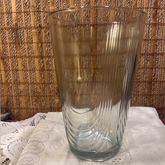 Vintage Neiman Marcus Large Leaded Crystal Vase EUC Art Deco MCM FLW - Picture 3 of 11